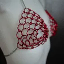 soutien-gorge cilice rouge 3