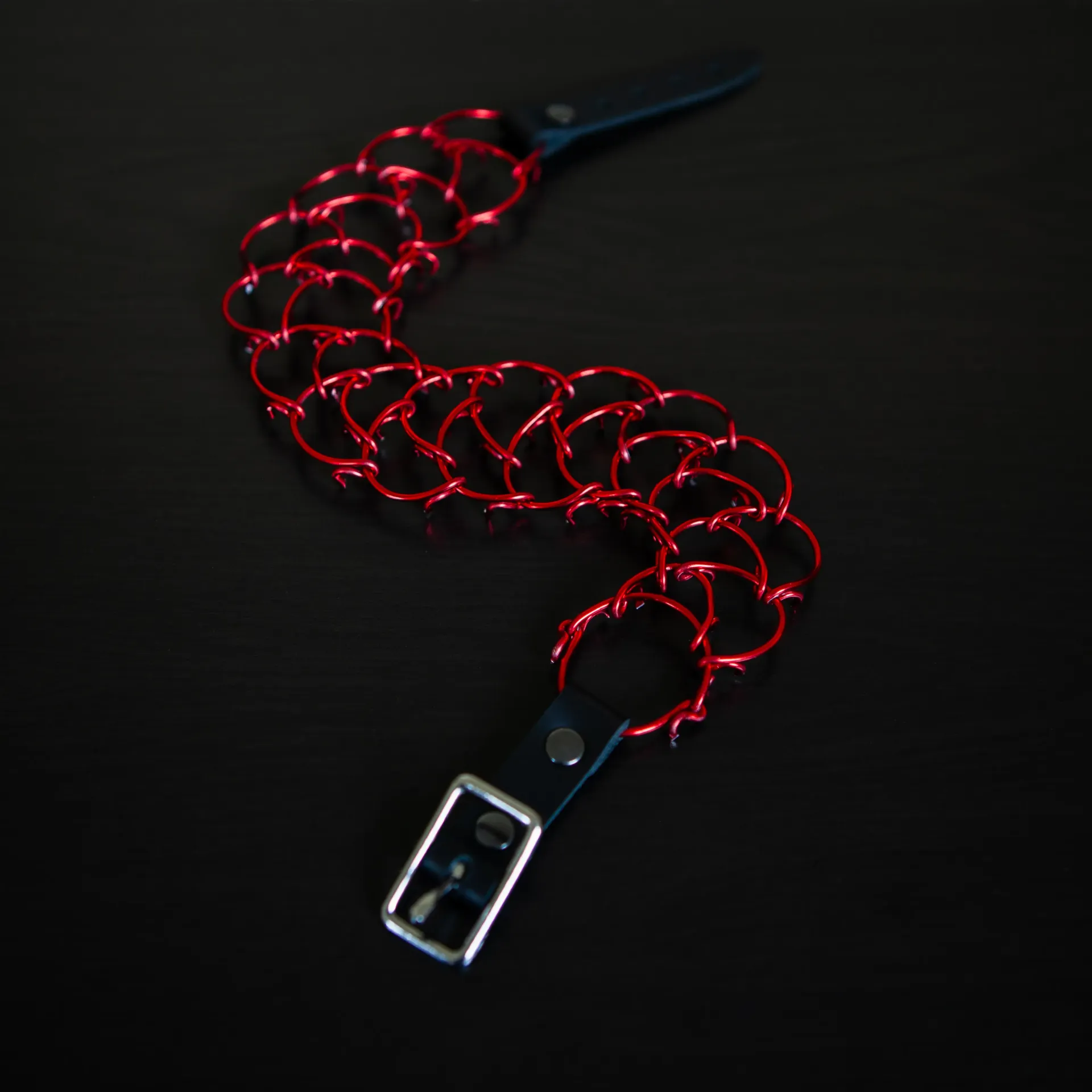 Colourful 2-row Cilice (Red, Classic)